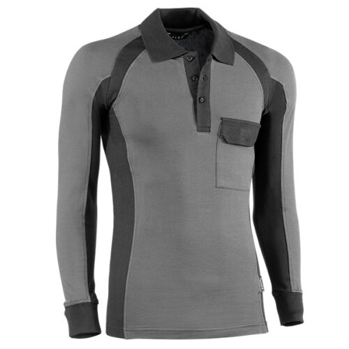 Polo Juba 671 FLEX Gris - Negro