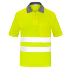 Polo Manga corta con Bolsillo Traspirable Alta Visibilidad Vesin amarillo