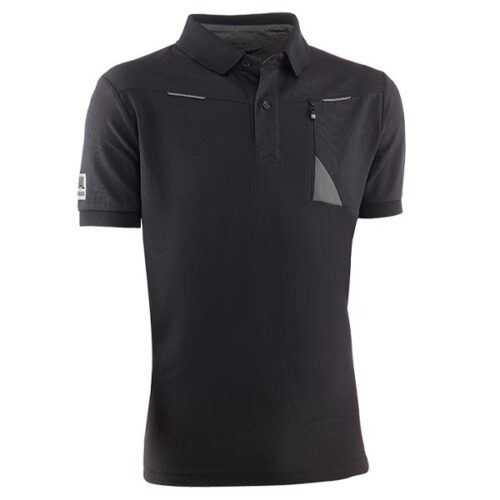 Polo de manga corta con tejido Cooldry Juba 977B ONIX