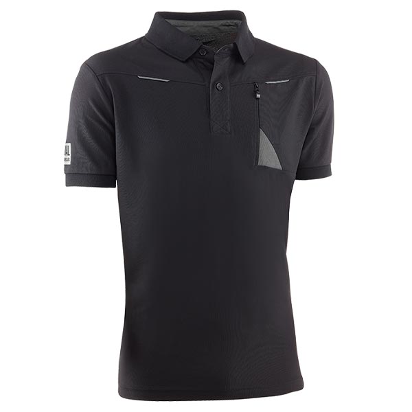 Polo de manga corta con tejido Cooldry Juba 977B ONIX