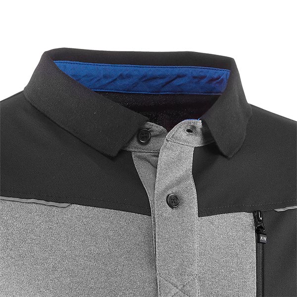 Polo de manga corta con tejido Cooldry Juba 977GY ONIX