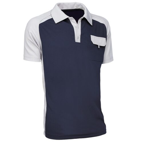 Polo manga corta Juba 780 FLEX Azul Marino - Gris