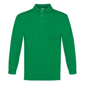 Polo manga corta con bolsillo Vesin verde