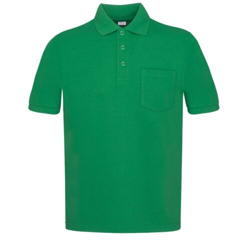 Polo manga corta con bolsillos Vesin Verde