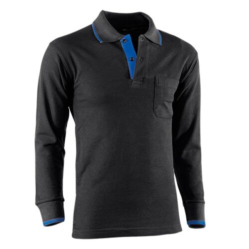 Polo piqué manga larga Juba 617 TOP RANGE