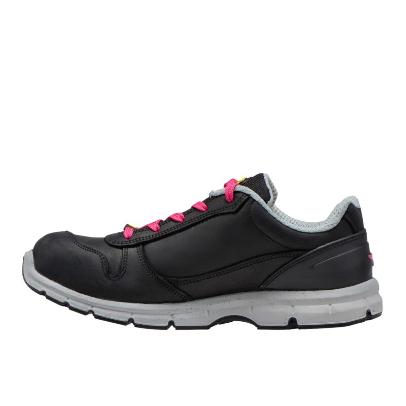 Calzado de seguridad Diadora Run Low Negro/Rojo Fucsia S3S FO SR ESD Unisex