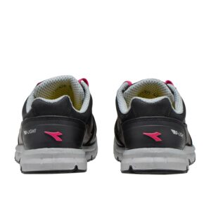 Calzado de seguridad Diadora Run Low Negro/Rojo Fucsia S3S FO SR ESD Unisex