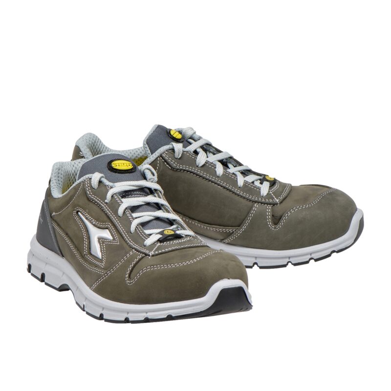 Calzado de seguridad Diadora Run Low Gris Castillo S3S FO SR ESD Unisex