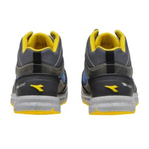 Calzado de seguridad Diadora Run Mid Gris Castillo/Azul Insignia S3S FO SR ESD Unisex