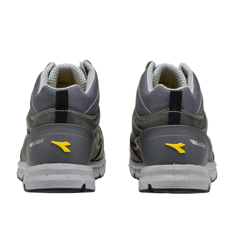 Calzado de seguridad Diadora Run Mid Gris Castillo S3S FO SR ESD Unisex