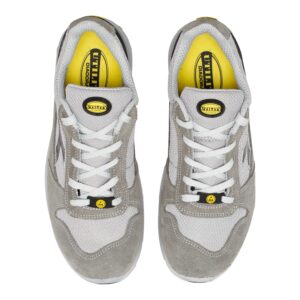 Calzado de seguridad Diadora Run Text Low Gris Castillo/Aluminio S1PS FO SR ESD Unisex