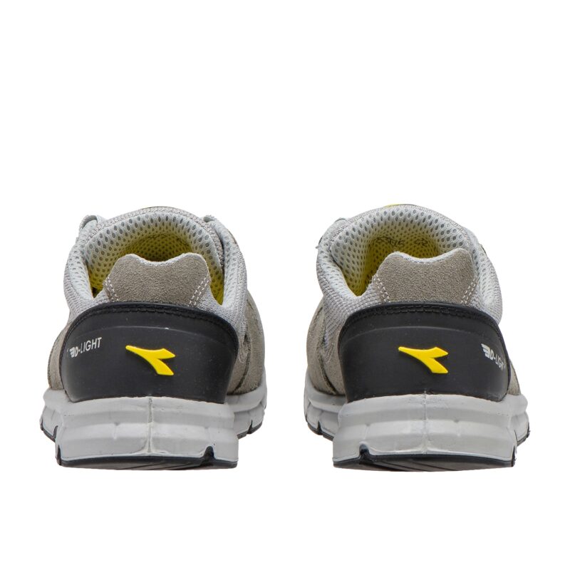 Calzado de seguridad Diadora Run Text Low Gris Castillo/Aluminio S1PS FO SR ESD Unisex