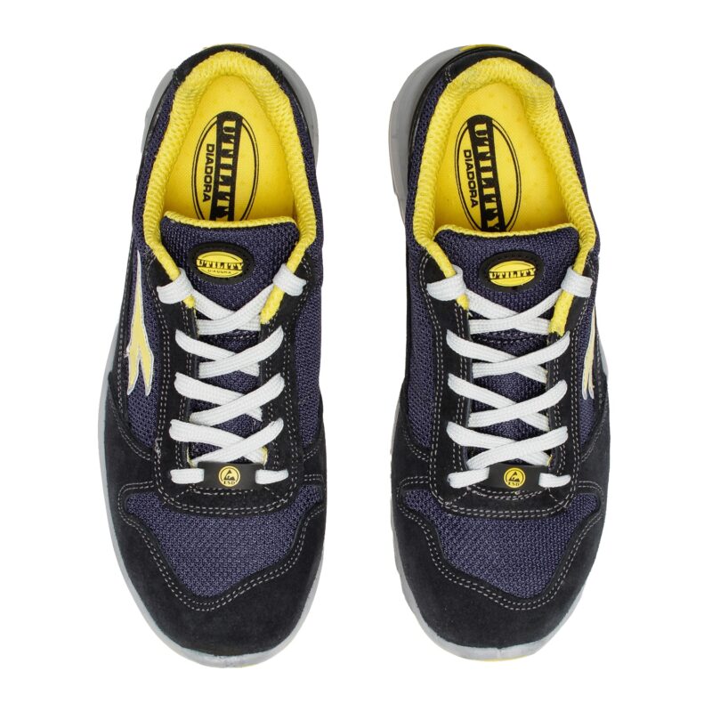 Calzado de seguridad Diadora Run Text Low Navy Oscuro S1PS FO SR ESD Unisex