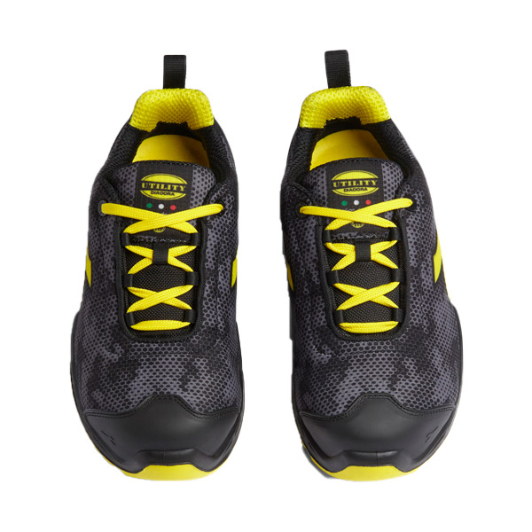Calzado de seguridad Diadora SHARK STABLE IMPACT LOW S3S FO SR SC ESD NEGRO/GRIS OSCURO