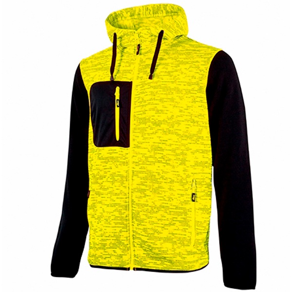 Sudadera U-Power Rainbow amarillo fluorSudadera U-Power Rainbow amarillo fluor