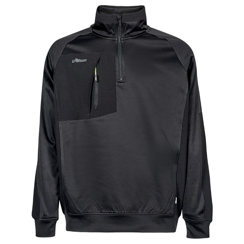 Sudadera de trabajo U-Power Leeds Black Carbon