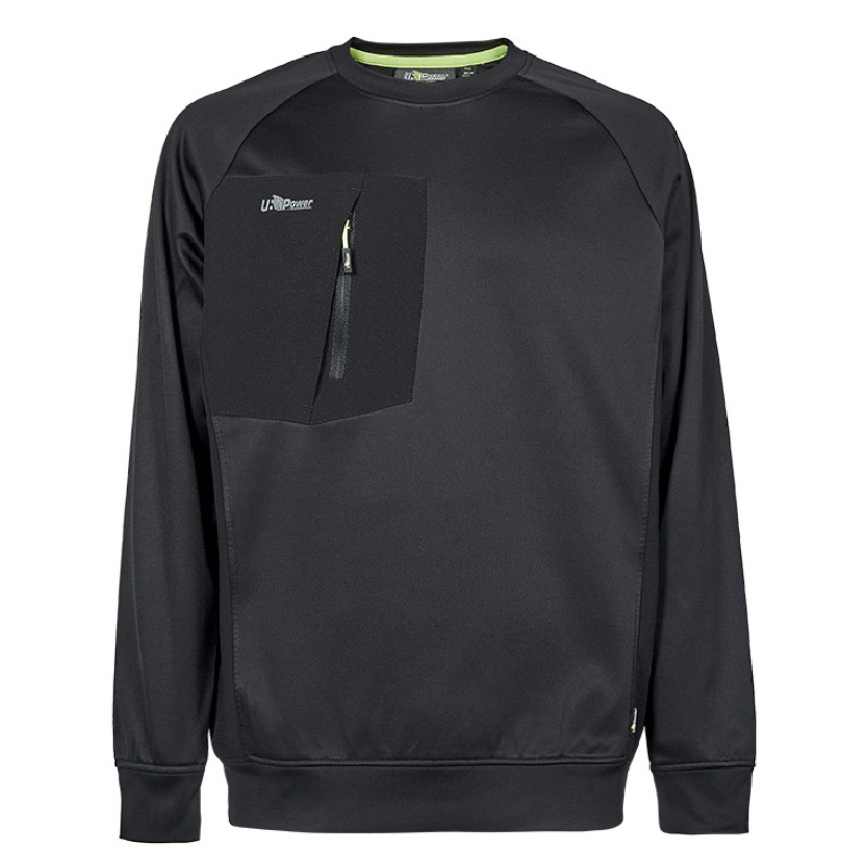 Sudadera de trabajo U-Power York Black Carbon