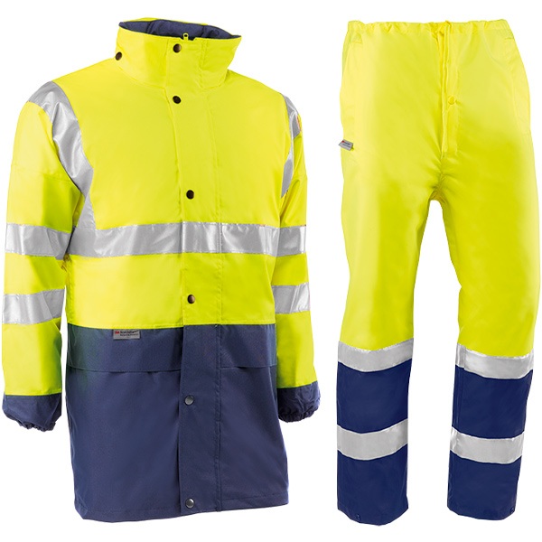 Traje de agua con bandas reflectantes Juba HV752 LAGON