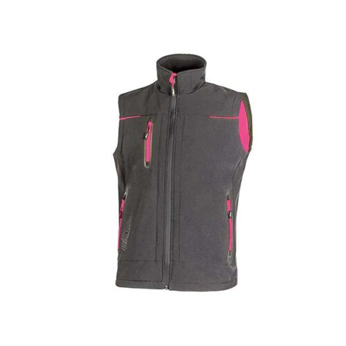 Chaleco de trabajo UNIVERSE Lady Grey Fucsia