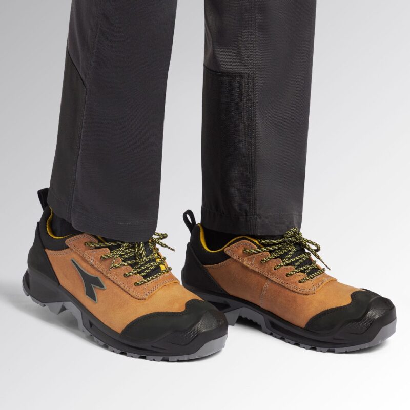 calzado de seguridad diadora CLASSIC LOW MARRON S3S FO SC LG SR