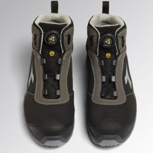 calzado de seguridad diadora SHARK STABLE IMPACT LEATHER QUICK MID S3S FO SR SC ESD