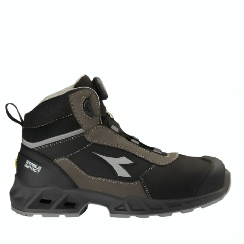 calzado de seguridad diadora SHARK STABLE IMPACT LEATHER QUICK MID S3S FO SR SC ESD