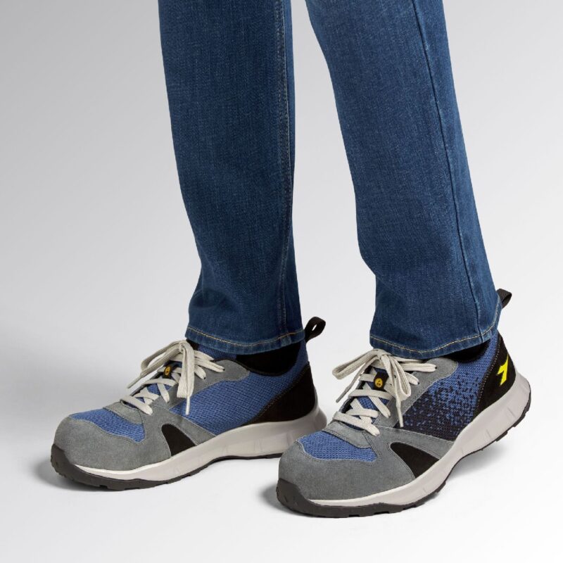 calzado de seguridad diadora lite low blue S1PS FO SR HRO ESD