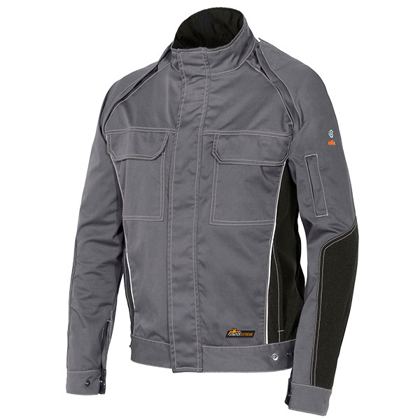 cazadora con mangas desmontables Starter Issa Stretch Extreme gris